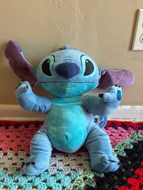 Stitch Plush Character Toy Backpack- Soft Stuffed Animal